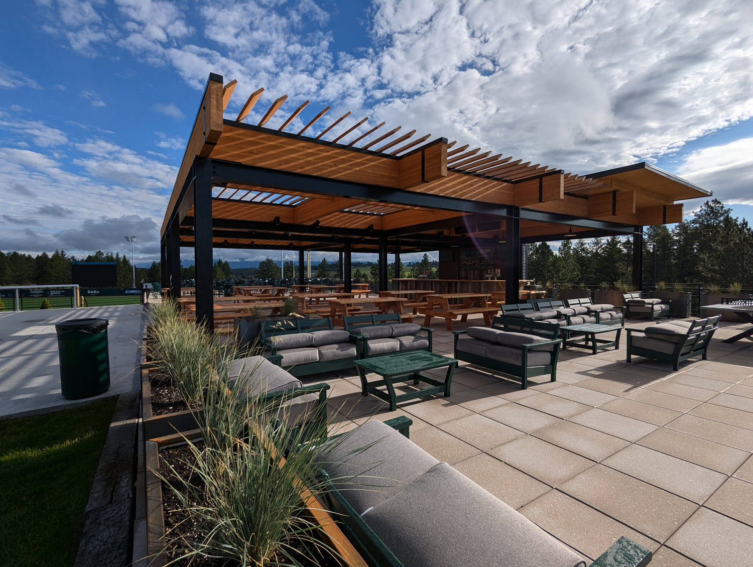 Best Outdoor Beer Garden In Kalispell Montana Glacier Bank Park